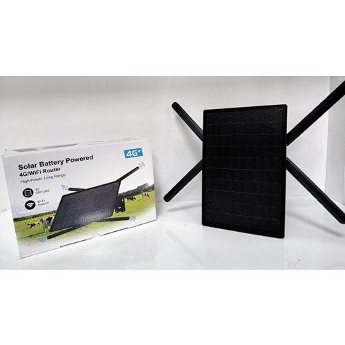 Pars FKL-808S-LS Güneş Enerjili 4G Kablosuz Yönlendirici wifi 6+ 300 Mbps 4G Sim Kartlı
