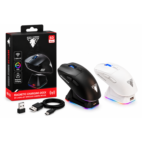 JEDEL WD139 Kablosuz Mouse Manyetik Şarj İstasyonlu