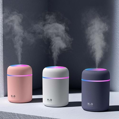 Katjmer H20 SD09 Nemlendirici Renkli Ortam Işığı Hava Nemlendirici Buhar Makinesi Ve Aroma Difüzörü