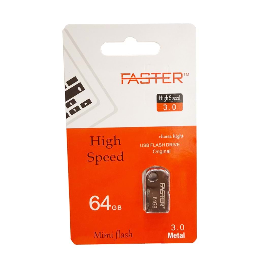 Faster 64 Gb Usb 3.0 Metal Mini USB Flash Bellek