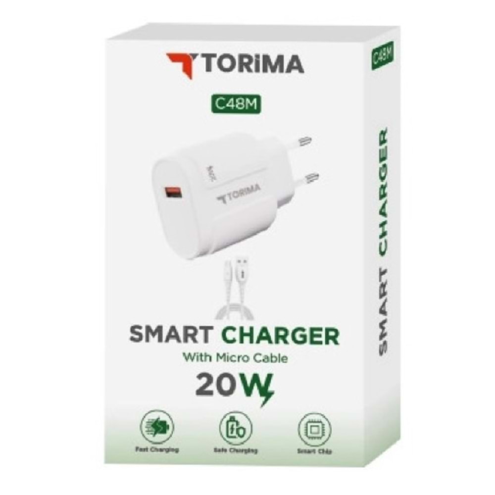 Torima C48M 20W Type-C Hızlı Şarj Aleti