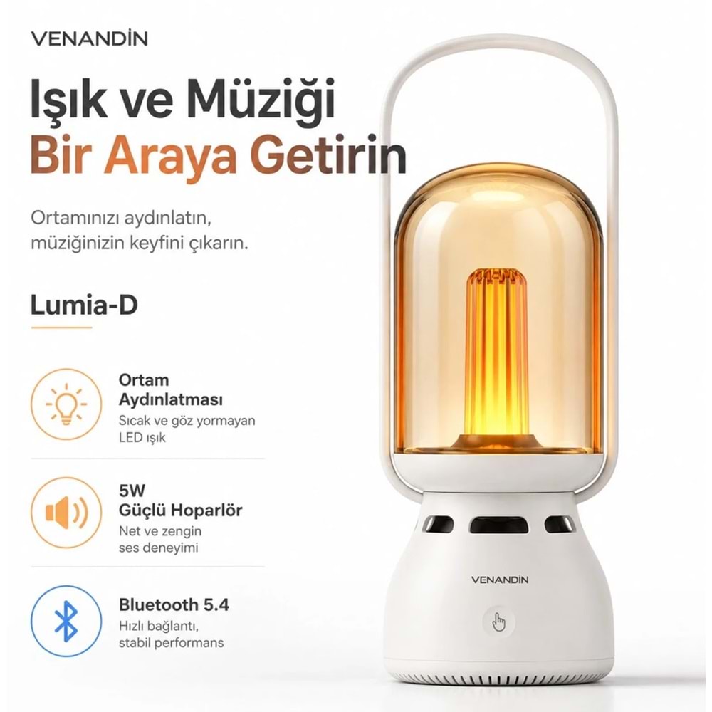 Venandin Z15-D Lumia-D Led Light Bluetooth Speaker