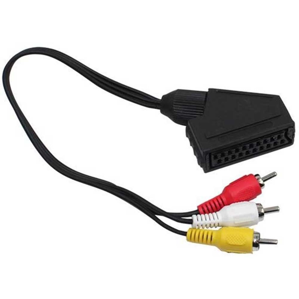 Elektromer Scart 3Rca Standart 20cm. Kablo