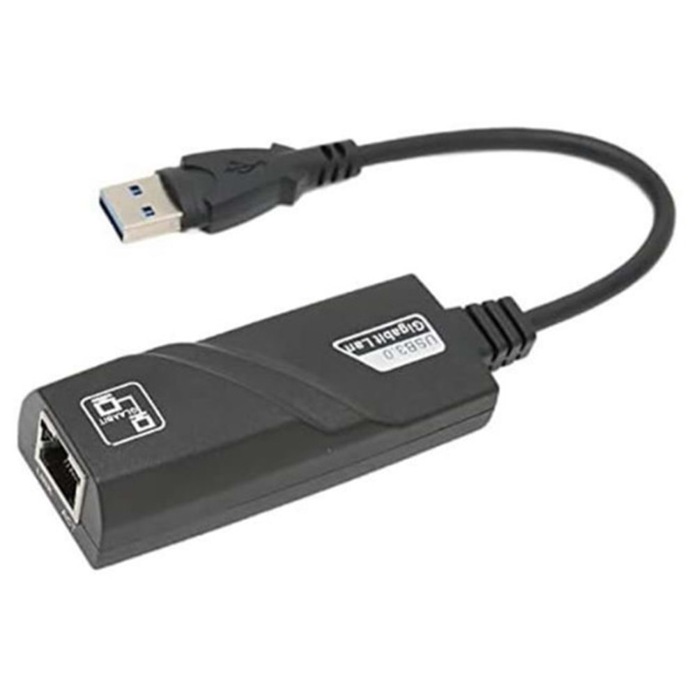 Torima Siyah YD-74 Gigabit Ethernet Çevirici Dönüştürücü 3.0 Adaptör 1000Mbps