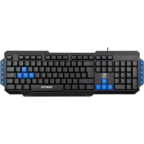 Hytech HYK-46 GAMY Siyah USB Mavi Tuşlu Q Gaming Oyuncu Klavyesi