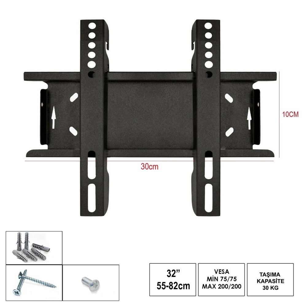 UFİX 3011 Askı Aparatı Sabit 32-37 İnç 82-94cm