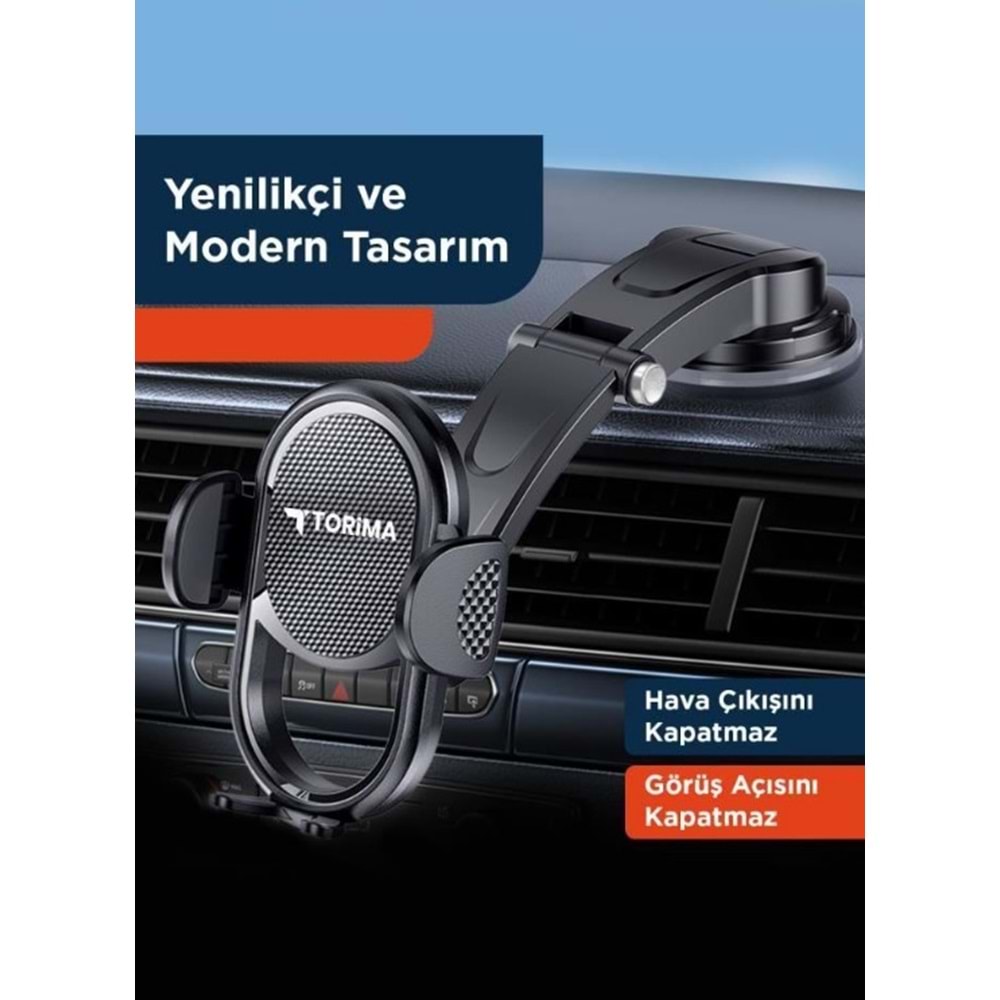Torima Siyah JX-039 Car Holder Araç Içi Telefon Tutucu